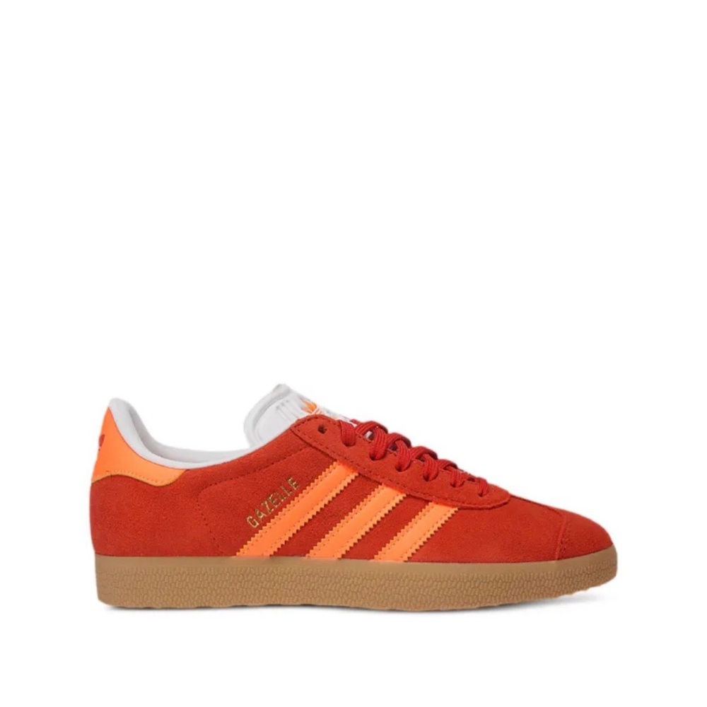 Adidas Gazelles - Women’s Red and Orange Sneakers